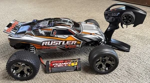 Traxxas Rustler 2wd VXL Brushless Stadium Truck w TQi / Remote Battery New - Picture 1 of 23