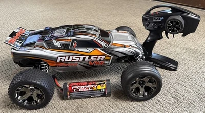 Traxxas Rustler 2wd VXL Brushless Stadium Truck w TQi / Remote Battery New - Image 1 of 4