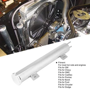 ¦2 X 13in Stainless Steel Radiator Coolant Overflow Tank Car Accessory - Picture 1 of 14