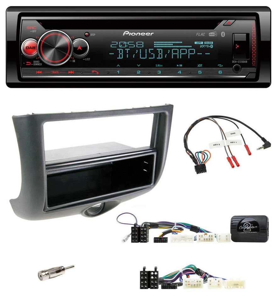 Pioneer Lenkrad DAB CD Bluetooth USB Autoradio für Toyota Yaris P1 1999-2003 - Bild 1 von 4