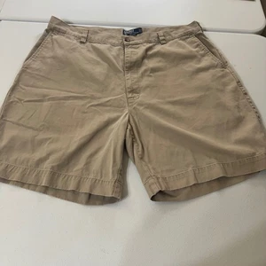 VTG Polo Ralph Lauren Philip Short Mens Khaki Cotton Classic Fit Casual Size 40 - Picture 1 of 11