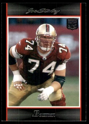 2007 Bowman Joe Staley RC San Francisco 49ers #221 - Image 1 of 2