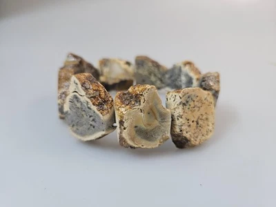 Grun Bernstein Armband. Grünes Edelsteinarmband. Geschenk für Sie Baltischer neu - Bild 1 von 4