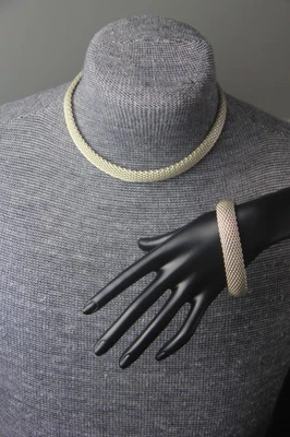 Collar y pulsera de malla Somerset de plata esterlina Tiffany & Co. ¡Se venden por separado! Foto 1 de 4