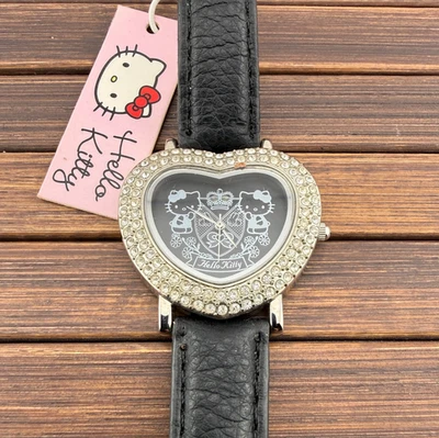 Montre Femme Sanrio HELLO KITTY Acier Zircon 33x37mm Quartz - Photo 1/4