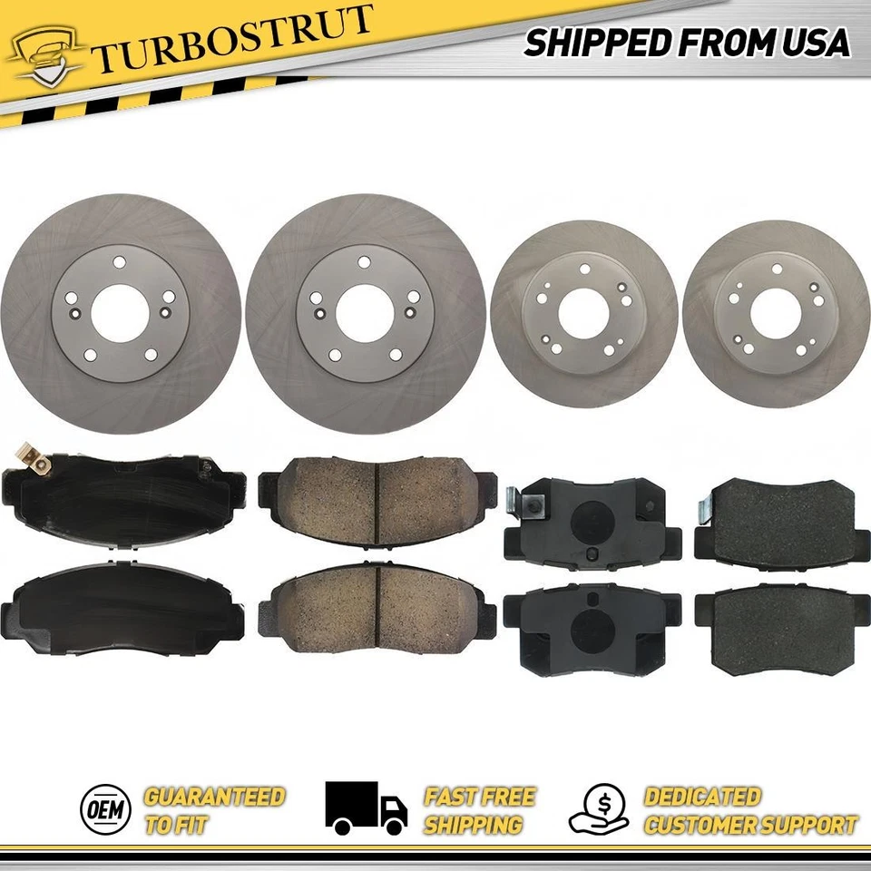 Kit de pastillas de freno delanteras y traseras OE para Honda Accord 2003-2007 3,0 L Foto 1 de 1