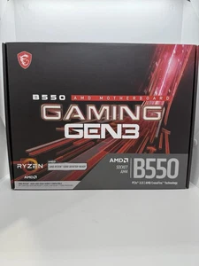 MSI B550 GAMING GEN3 AMD B550 Socket AM4 ATX NEW - Picture 1 of 2