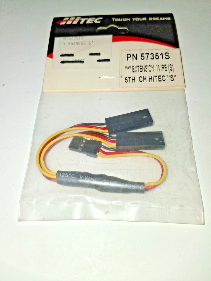 Hitec Parts - PN 57351S Extension Wire For 5th Ch Hitec "S" - Y-Harness - Image 1 of 1