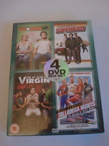 4 BOXSET KNOCKED UP THE 40 YEAR OLD DVD Region 2 New & Sealed - Image 1 of 1