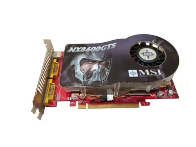 MSI GeForce 8600 GTS 256MB PCI-E Graphics Card- NX8600GTS  Used and Working - Image 1 of 4