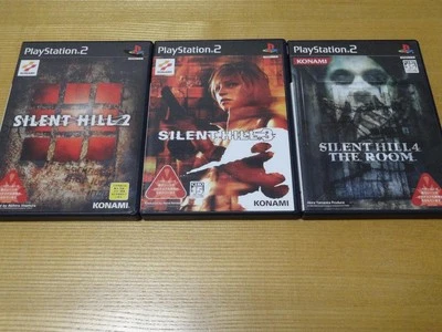 Silent Hill Silent Hill 2 3 4 The Room PS2 Japan import Konami Horror  - Image 1 of 4
