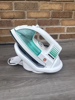 Plancha de vapor inalámbrica Oreck TX 850 sin cable con base de alimentación giratoria probada funciona Foto 1 de 4