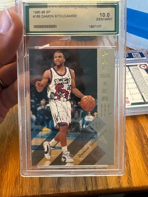 1995-96 SP - Premier Prospects Damon Stoudamire Rookie Gem Mint 10  Foto 1 de 2