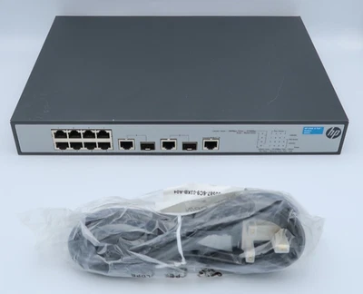 Hewlett Packard HPE 1910 8 PoE+ Switch with UK Power Supply (JG537A) - Image 1 of 4