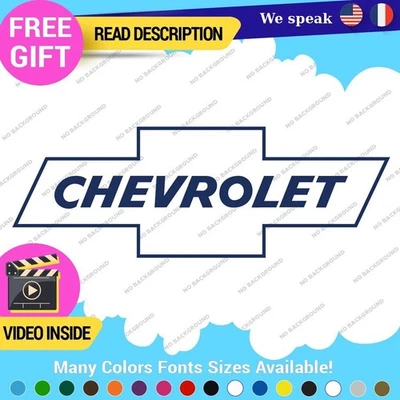 Fits 1964 Chevrolet Decal Stickers Vinyl Chevy Silverado Old Bowtie SS Tailgate Foto 1 de 4