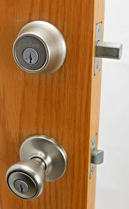Kwikset Tylo Knob Single Cylinder Deadbolt Satin Nickel 690T15SMARTKEY #89f - Picture 1 of 4