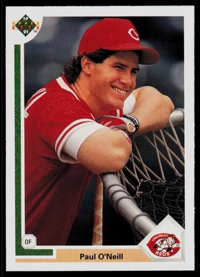 1991 Upper Deck #133 Paul O'Neill Cincinnati Reds - Image 1 of 2