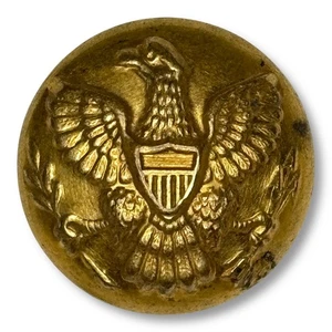 Post-1873 US Army Eagle General Service Messing Knopf Horstmann Philad Backmark - Bild 1 von 3