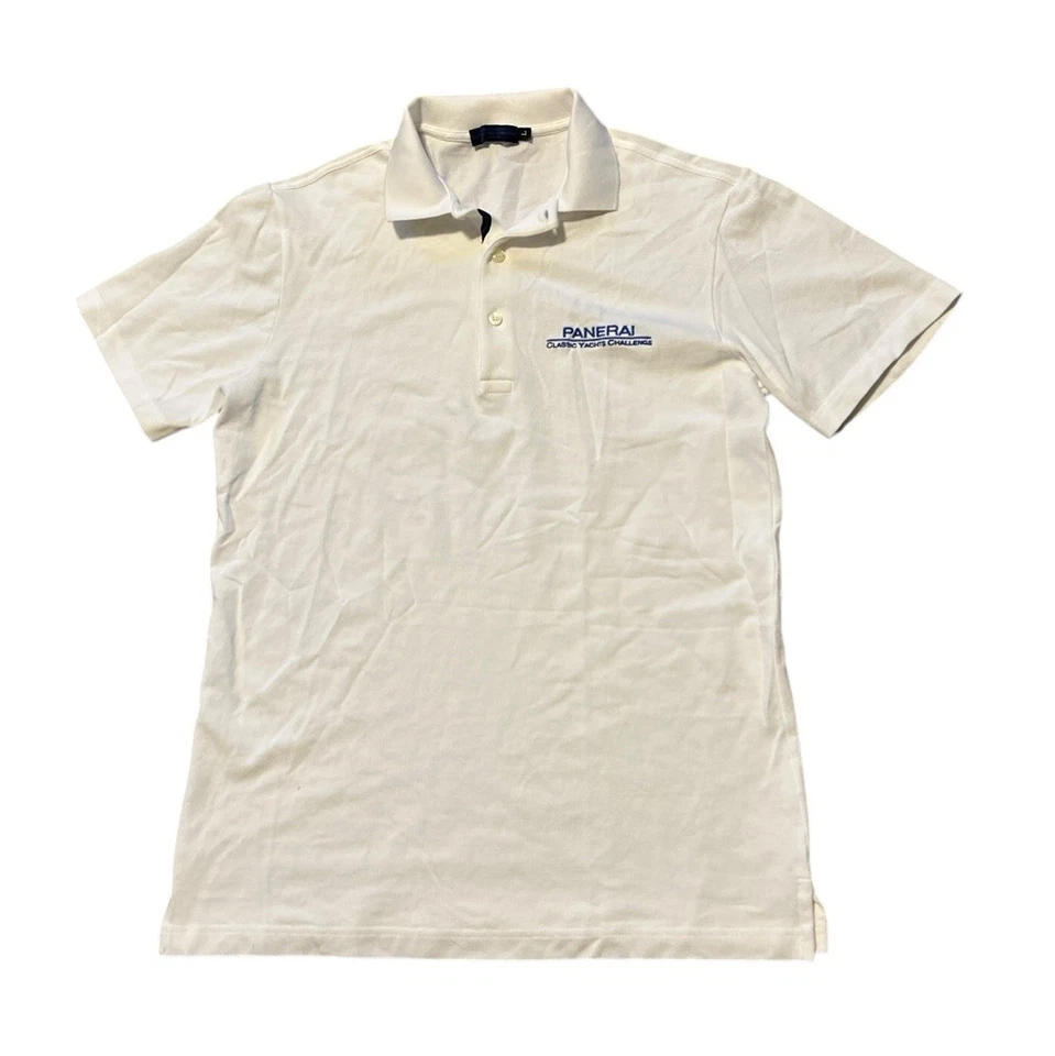 Polo Panerai Watches Clásico Yacht Challenge Para Hombre M Blanco Hecho en Italia RARO Foto 1 de 4