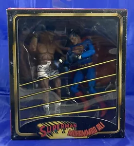 NECA Superman vs. Muhammad Ali Two Pack Action Figures 2016 Release DC Universe - Picture 1 of 6