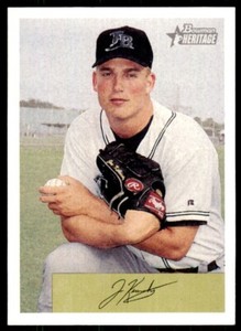 2002 Bowman Heritage Joe Kennedy . Tampa Bay Devil Rays #432
