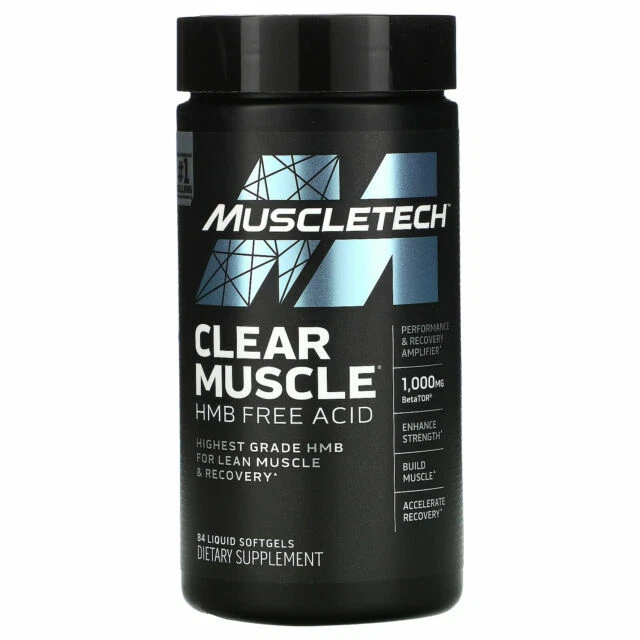 MuscleTech Clear Muscle Post Workout Recovery, Muscle Builder for Men & Women - 84 Count, Pack of 1 (FID59394)
