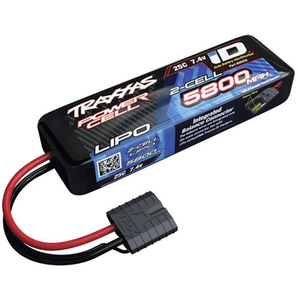 Traxxas Batteria Lipo 5800mah 7 4v 2-zellen 25c (traxxas Connettore ID )