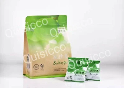 SUI BIAN GUO SuiBianGuo grüne Pflaume fermentierte 100% natürlich 5 Stk. Probierpackung