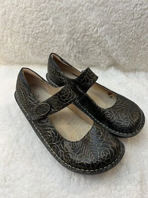 Alegría Paloma Hoja Bronce Mary Janes PAL-577 Talla 40 Talla 9 Foto 1 de 4