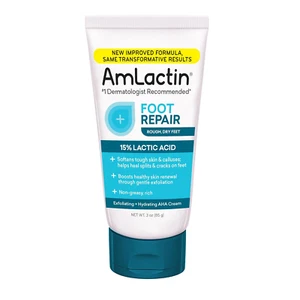 Foot Repair Cream - 3 oz Cream for Dry Cracked Heels with 15% Lactic Acid - Exfo - Picture 1 of 12