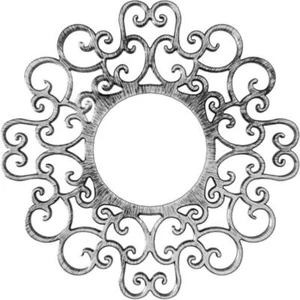 Ekena Millwork Pierced Ceiling Medallion 32" General Purpose PVC Antiqued Pewter - Picture 1 of 4