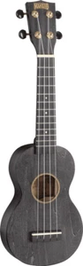 UKULELE SOPRANO SLIMLINE NOIR SATIN + HOUSSE MAHALO MS1-TBK - Picture 1 of 3