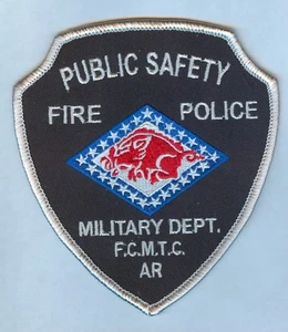 FT CHAFFEE, AR PUBLIC SAFETY PATCH - ARKANSAS NG / ARNG MILITARY DEPARTMENT  - Picture 1 of 1
