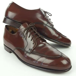 Scarpe eleganti Oxford stringate Cole Haan City uomo 10D pelle marrone punta spaccata - Foto 1 di 12