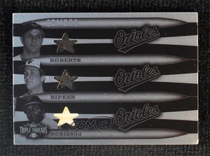 2006 Triple Threads Relic Combos White Whale 1/1 Brian Roberts Cal Ripken Jr 7xr