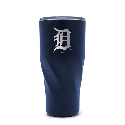MLB Baseball Detroit Tigers 20oz Stainless Steel Morgan Travel Tumbler Cover