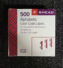 (2 Pack) Smead Smd-67080 Alphabetic Color Coded Label - 1.25' X 1' Red J NEW
