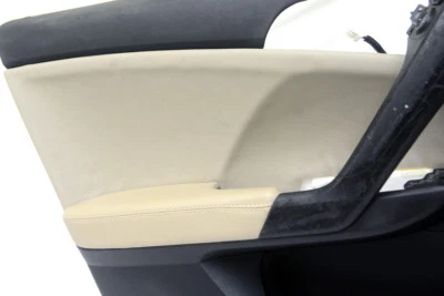 Se adapta a tarjetas de inserción de panel de puerta de cuero sintético beige para Acura TSX 09-14 Foto 1 de 4