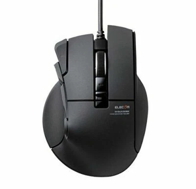 ELECOM Gaming Mouse DUX Wired 10Button 2400dpi M-DUX30BK  form - Image 1 of 4