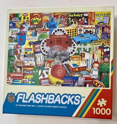 Quebra-cabeça Master Pieces Flashbacks Let the Good Times Roll 1000 peças idade 14+ - Imagem 1 de 4