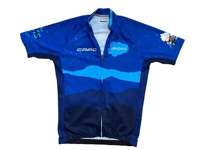 Capo Salesforce Cycling jersey Mens M Medium Made in Italy, Full zip - Image 1 of 4