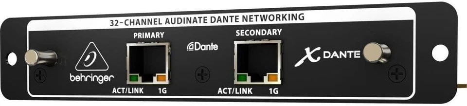 Behringer XDANTE Optional card for X32 interface for DANTE network 24bit 44.1k - Image 1 of 2