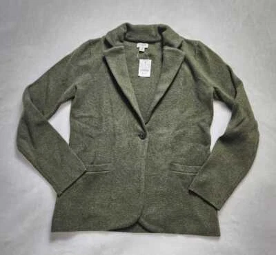 Nuevo Mujer J Crew Factory Escolar Suéter Blazer Loden Verde Oliva Foto 1 de 4