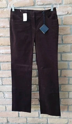NUEVO Pantalones Brooks Brothers Marrón Pana LUCIA FIT Mujer Talla 4 Mezcla de Algodón DEFECTOS Foto 1 de 4