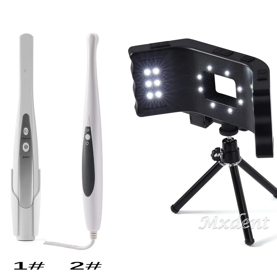 Cámara intraoral dental 3 tipos 6 LED endoscopio/fotografía luz flash LED Foto 1 de 1