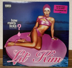 LIL' KIM / HOW MANY LICKS feat. Sisqo / Single 12" Vinyl 2000 US ORIG / VG+ - Picture 1 of 6