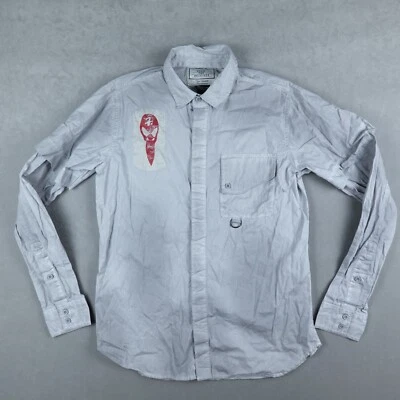 Рубашка BOBA FETT архивы Star Wars наша Вселенная серая на пуговицах длинные рукава XS - Изображение 1 из 4