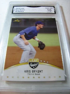 KRIS BRYANT CUBS 2014 HOJA NOVATO RC # 4 GRADO 9 L@@K - Imagen 1 de 2
