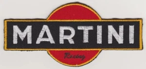 Martini Racing Embroidered Iron On Patch Est.4" - Picture 1 of 1