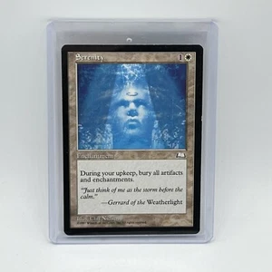 Magic The Gathering MTG Serenity - Weatherlight - EX Authentic Official - Picture 1 of 2